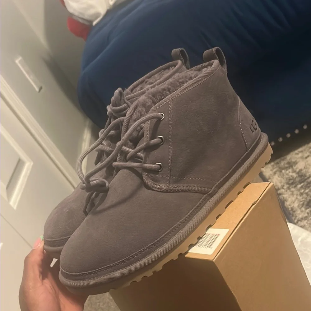 UGG charcoal suede